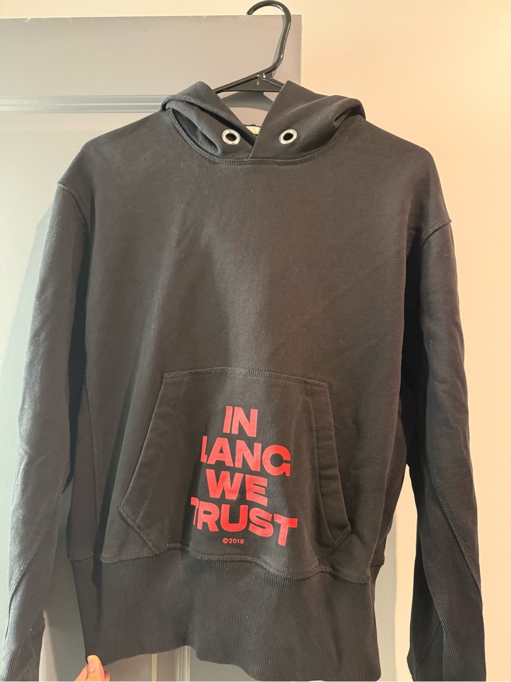 Helmut Lang IN LANG WE TRUST HOODIE 80
Greene st. SoHo 2018